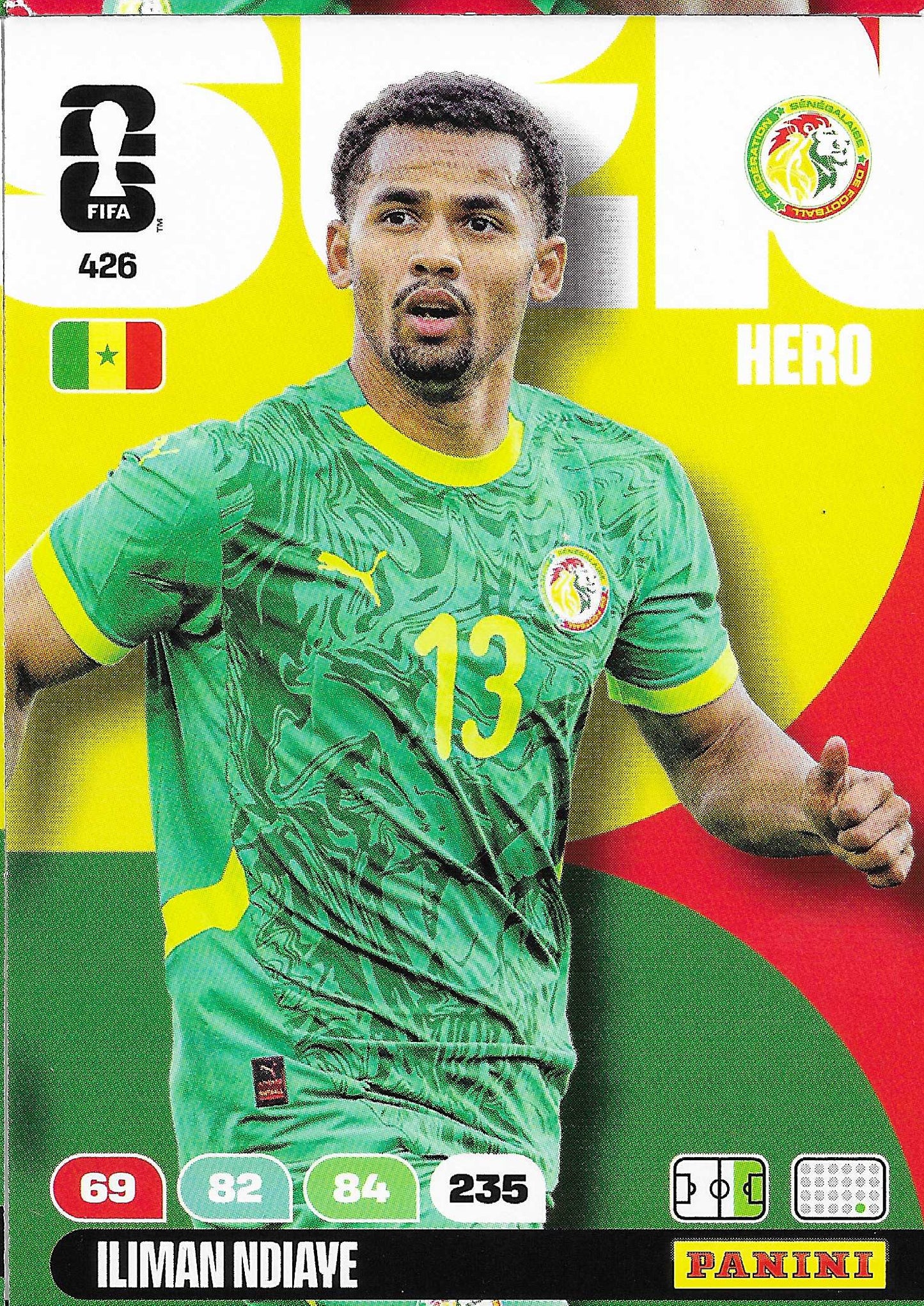Iliman Ndiaye Básica (426)  - Adrenalyn XL World Cup 2026