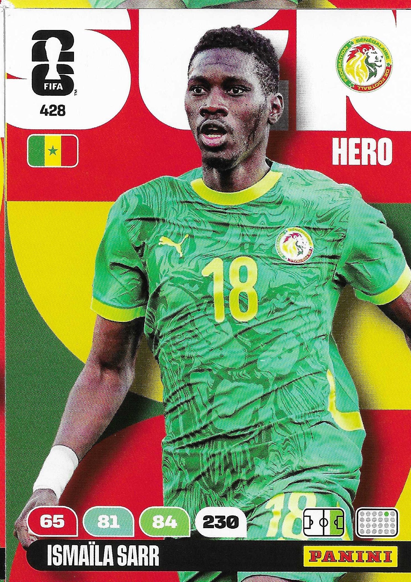 Ismaila Sarr Básica (428)  - Adrenalyn XL World Cup 2026