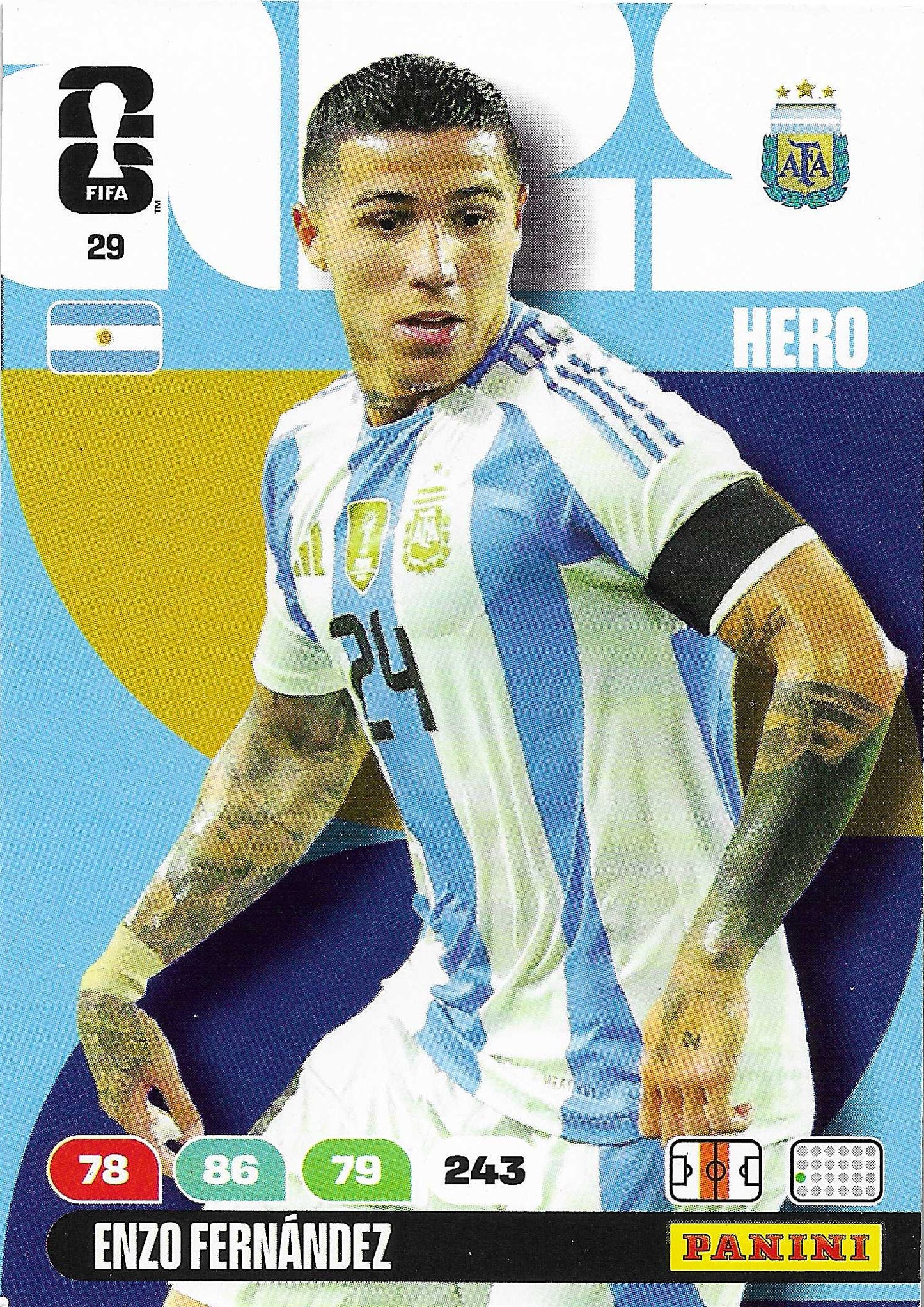 Enzo Fernández Básica (29)  - Adrenalyn XL World Cup 2026