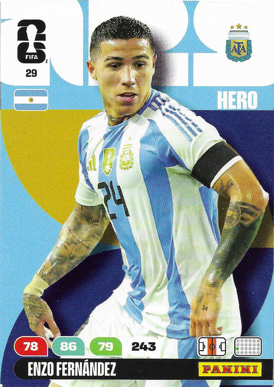 Enzo Fernández Básica (29)  - Adrenalyn XL World Cup 2026