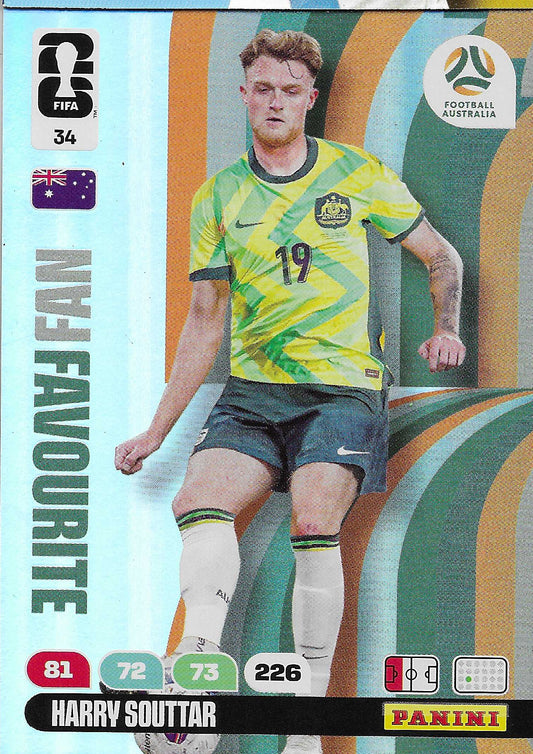 Harry Souttar Fan Favorite (34)  - Adrenalyn XL World Cup 2026
