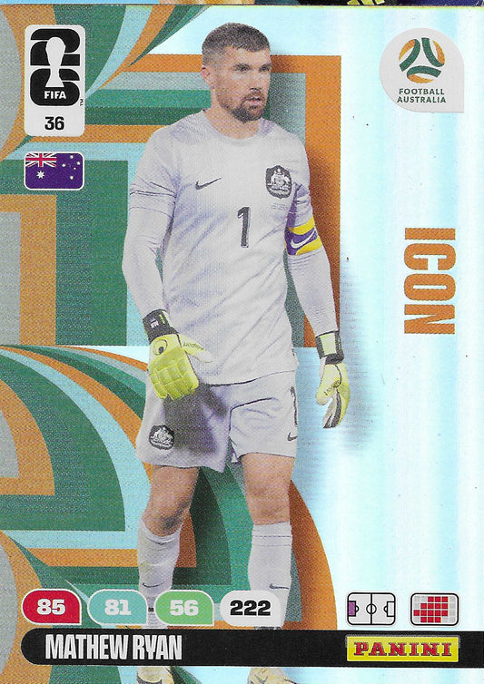 Mathew Ryan Icon (36)  - Adrenalyn XL World Cup 2026