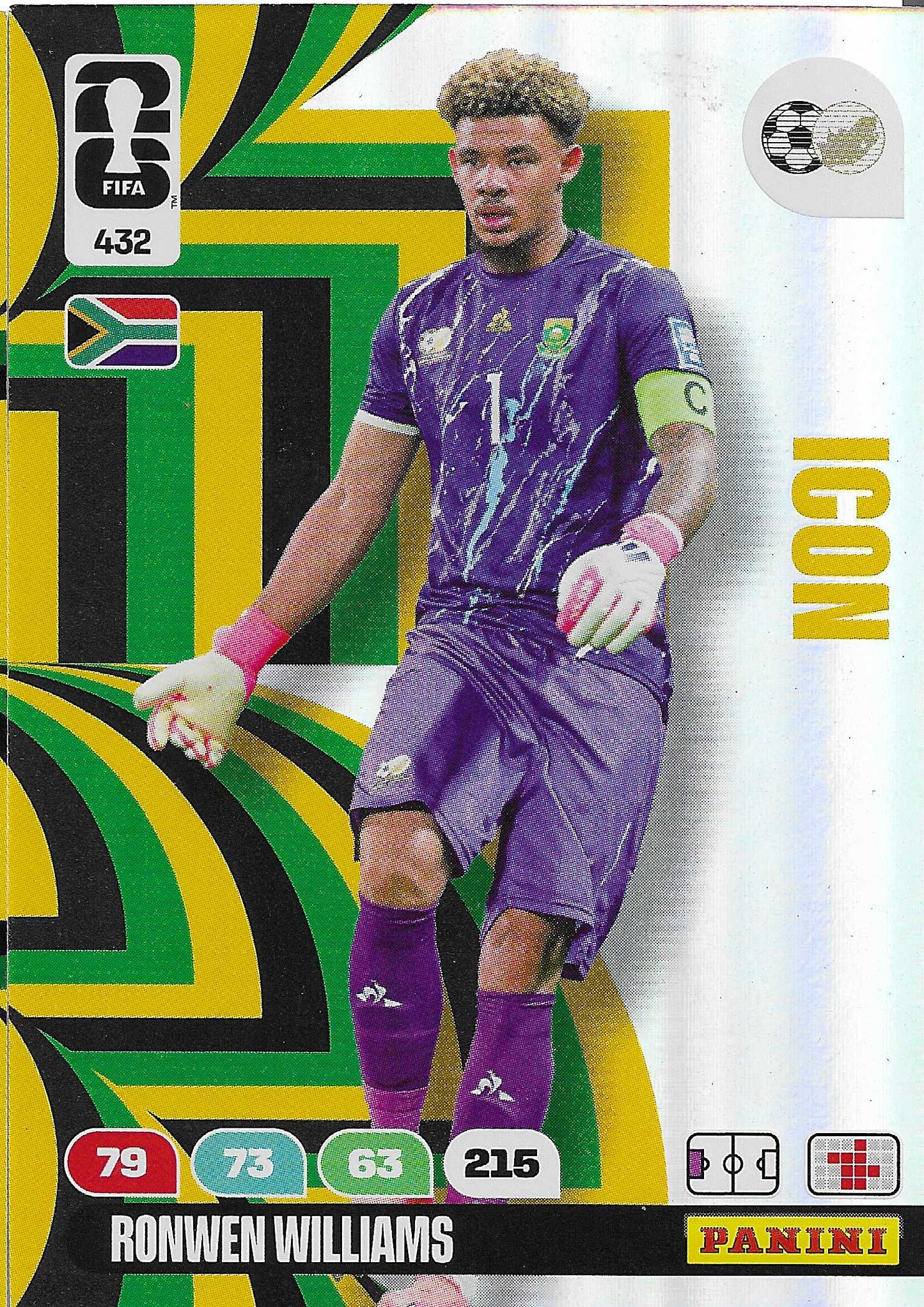 Ronwen Williams Icon (432)  - Adrenalyn XL World Cup 2026