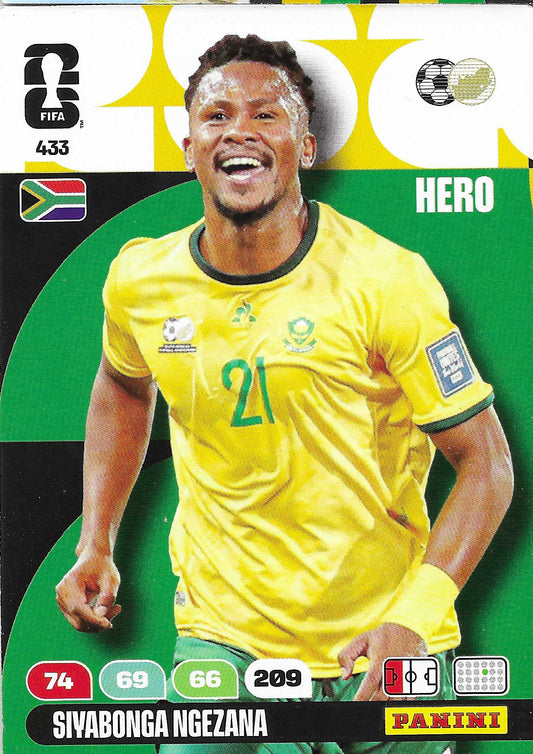 Siyabonga Ngezana Básica (433)  - Adrenalyn XL World Cup 2026