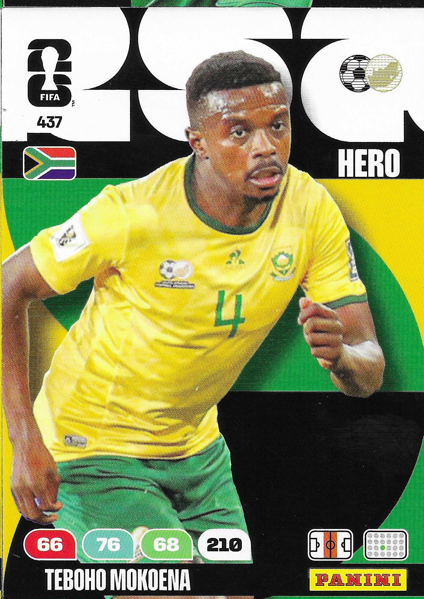 Teboho Mokoena Básica (437)  - Adrenalyn XL World Cup 2026