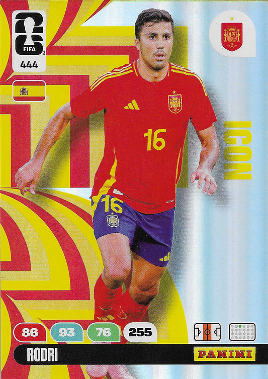Rodri Icon (444)  - Adrenalyn XL World Cup 2026
