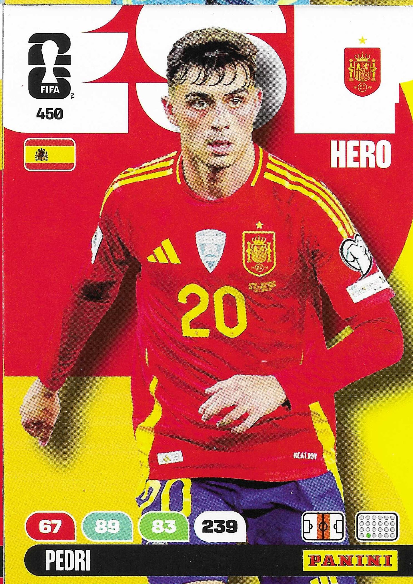 Pedri Básica (450)  - Adrenalyn XL World Cup 2026