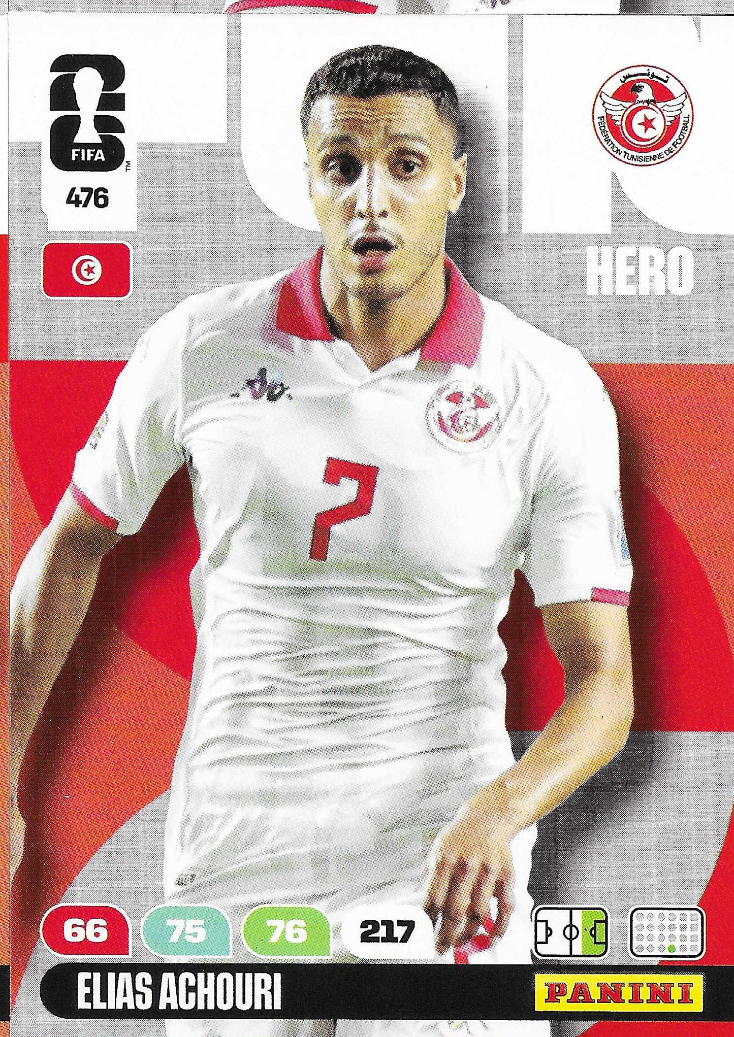 Elias Achouri Básica (476)  - Adrenalyn XL World Cup 2026