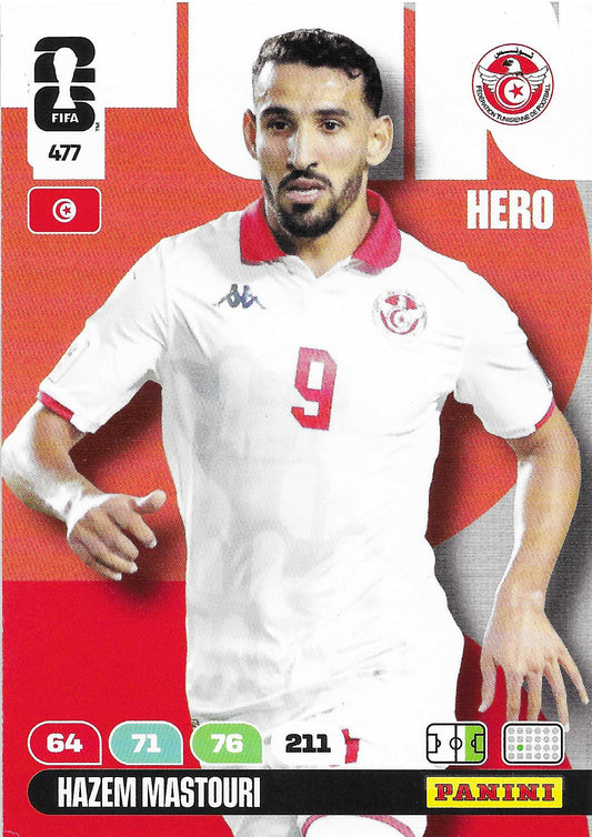 Hazem Mastouri Básica (477)  - Adrenalyn XL World Cup 2026