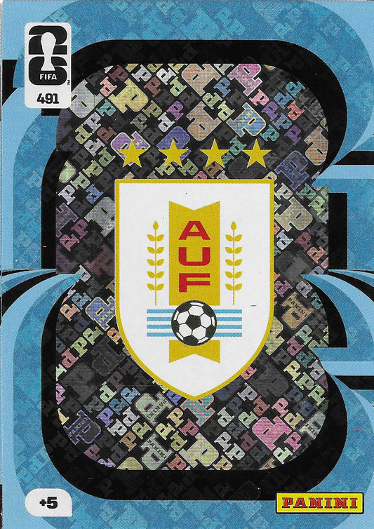 Escudo Uruguay (491)  - Adrenalyn XL World Cup 2026