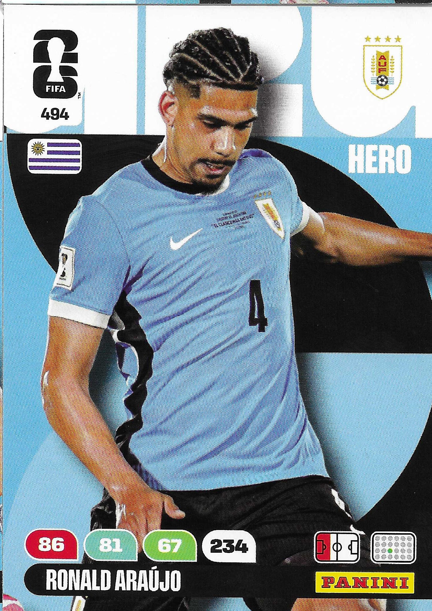 Ronald Araújo Básica (494)  - Adrenalyn XL World Cup 2026