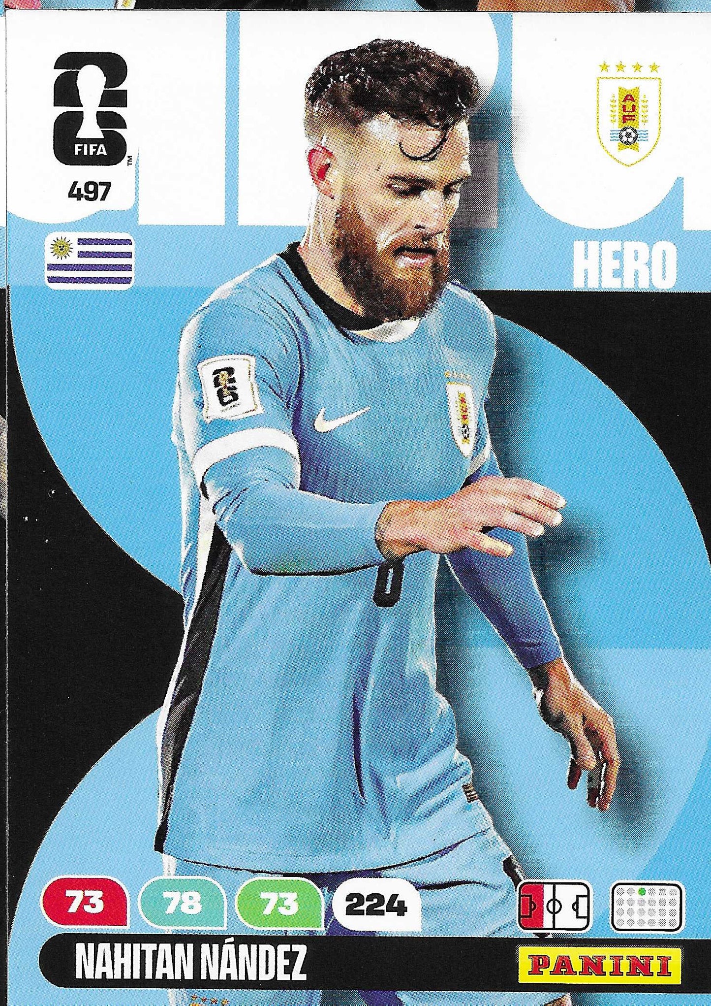 Nahitan Nández Básica (497)  - Adrenalyn XL World Cup 2026