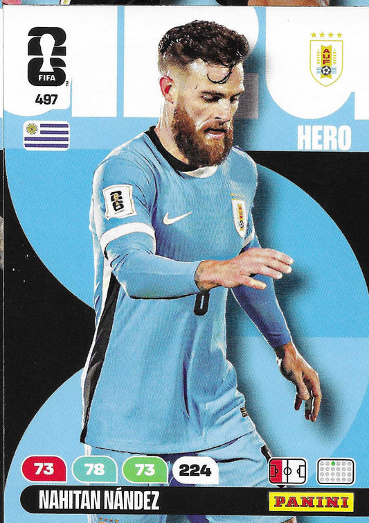 Nahitan Nández Básica (497)  - Adrenalyn XL World Cup 2026