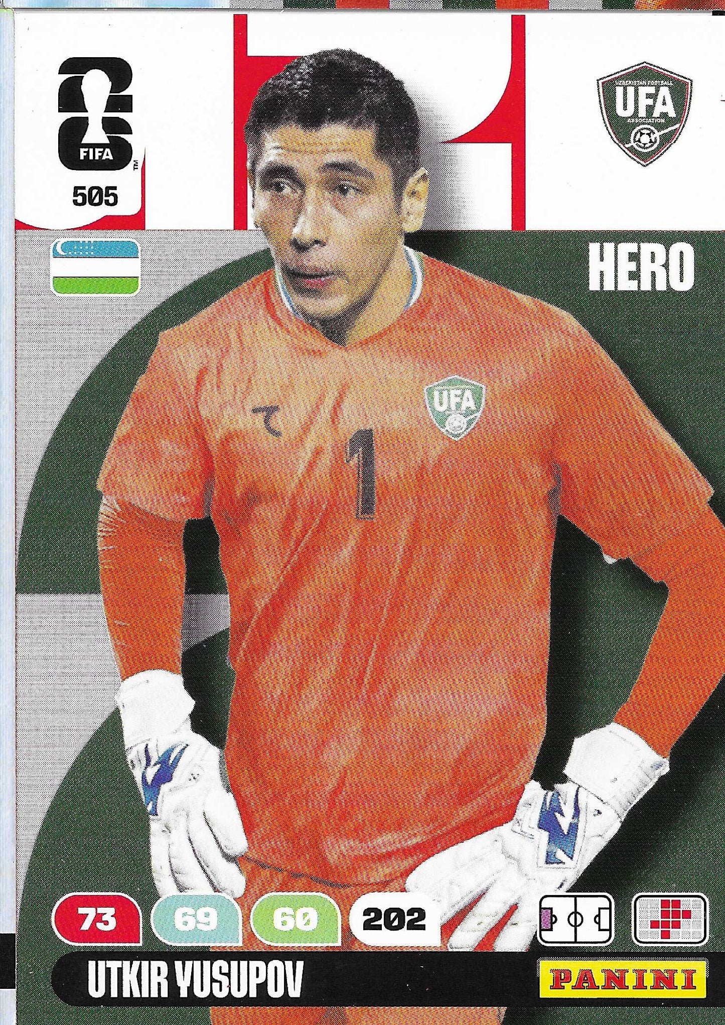 Utkir Yusupov Básica (505)  - Adrenalyn XL World Cup 2026