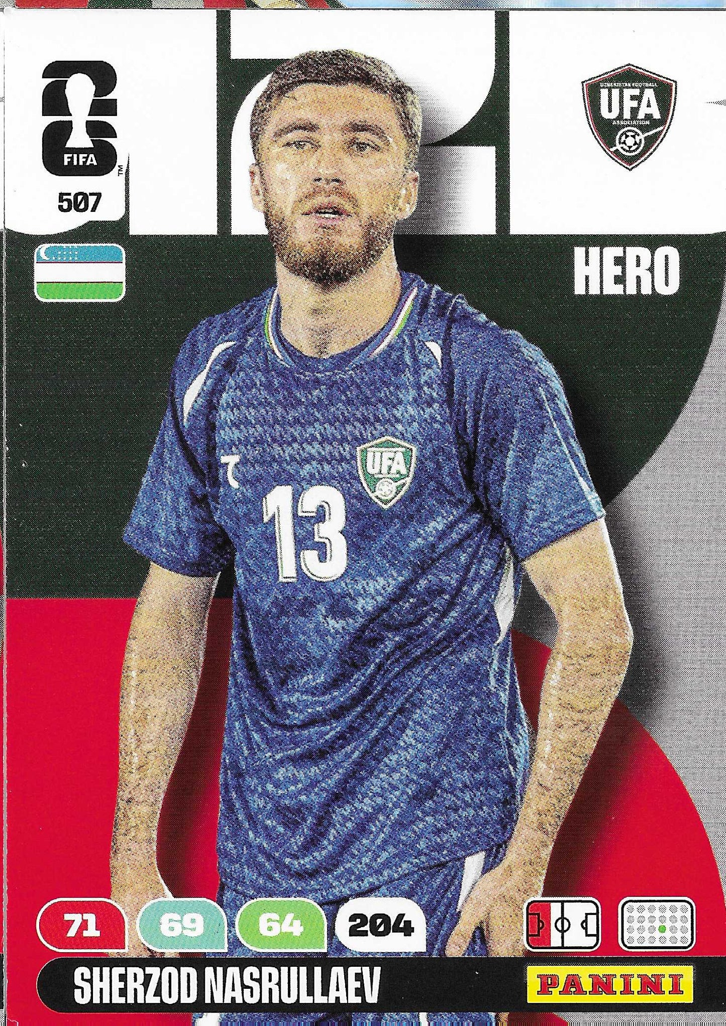 Sherzod Nasrullaev Básica (507)  - Adrenalyn XL World Cup 2026