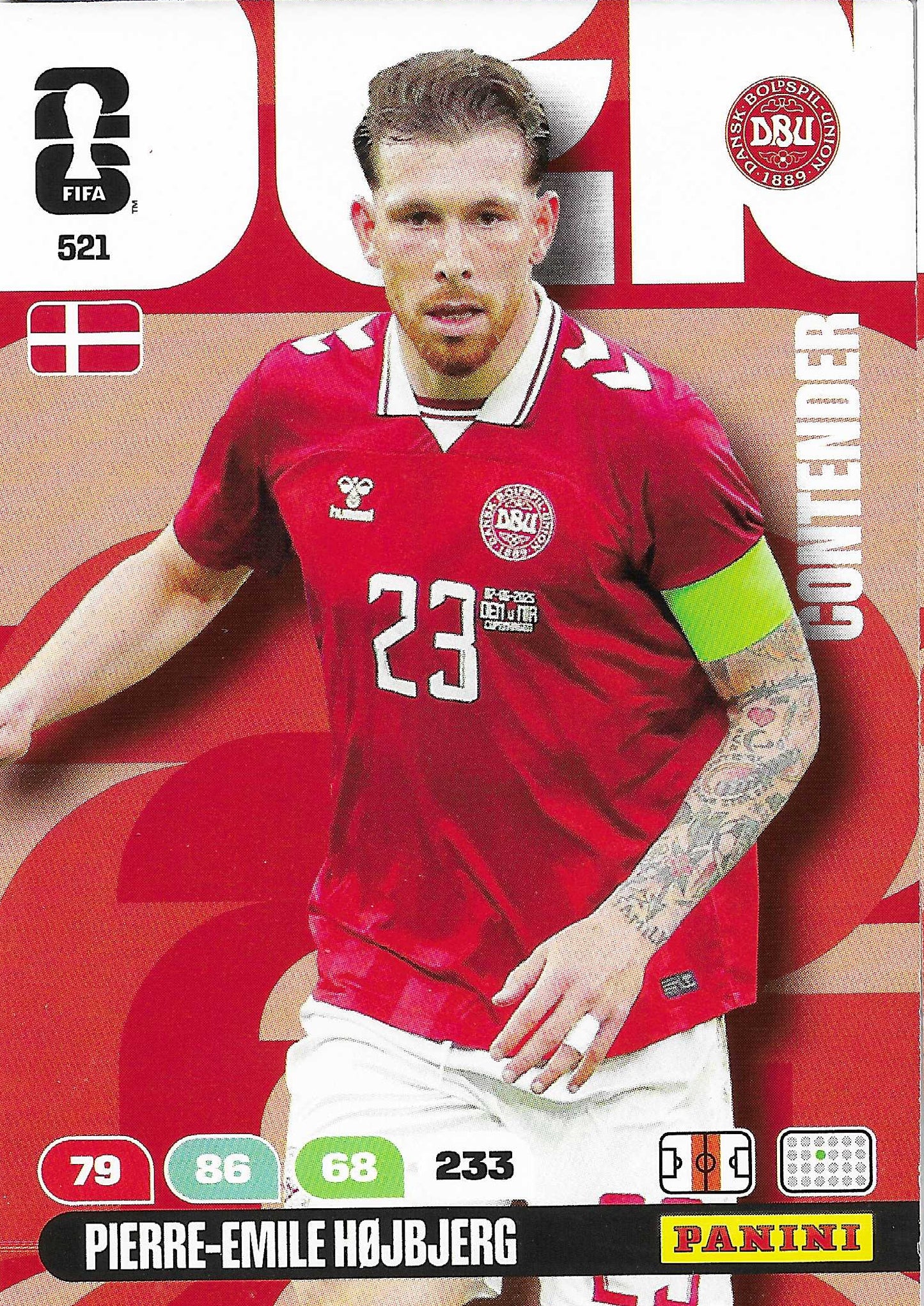 Hojbjerg Contenders (521)  - Adrenalyn XL World Cup 2026