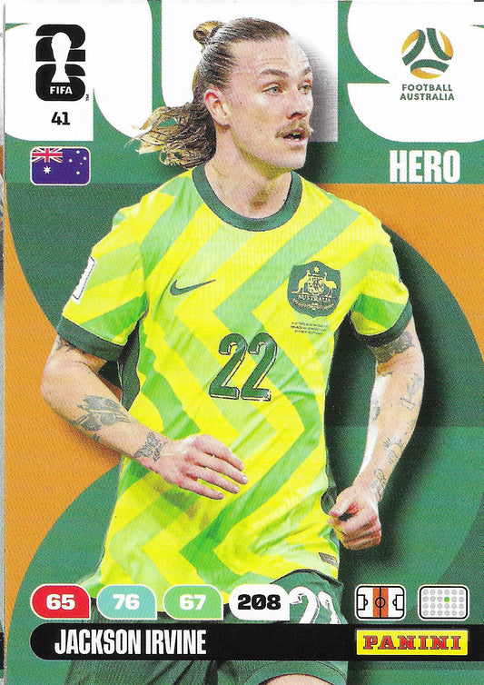 Jackson Irvine Básica (41)  - Adrenalyn XL World Cup 2026