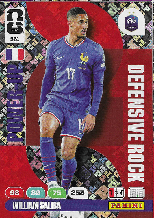 Saliba Defensive Rocks (561)  - Adrenalyn XL World Cup 2026