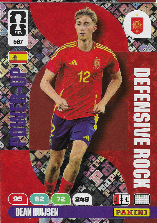Huijsen Defensive Rocks (567)  - Adrenalyn XL World Cup 2026