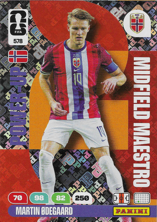 Odegaard Midfielders Maestros (578)  - Adrenalyn XL World Cup 2026