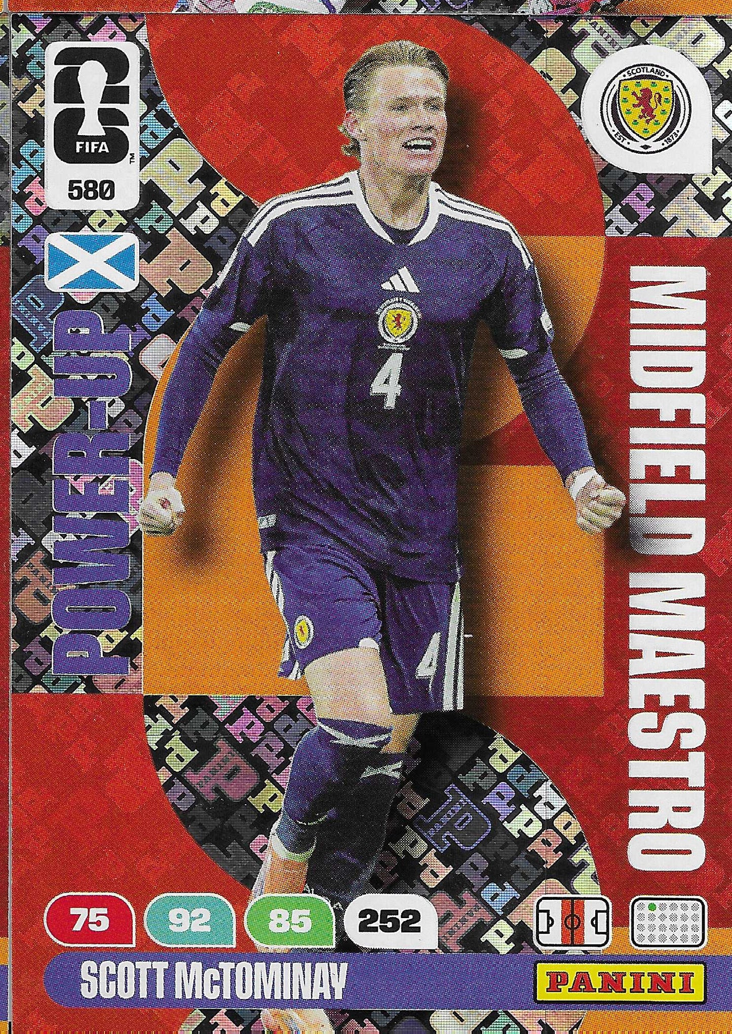 Mctominay Midfielders Maestros (580)  - Adrenalyn XL World Cup 2026