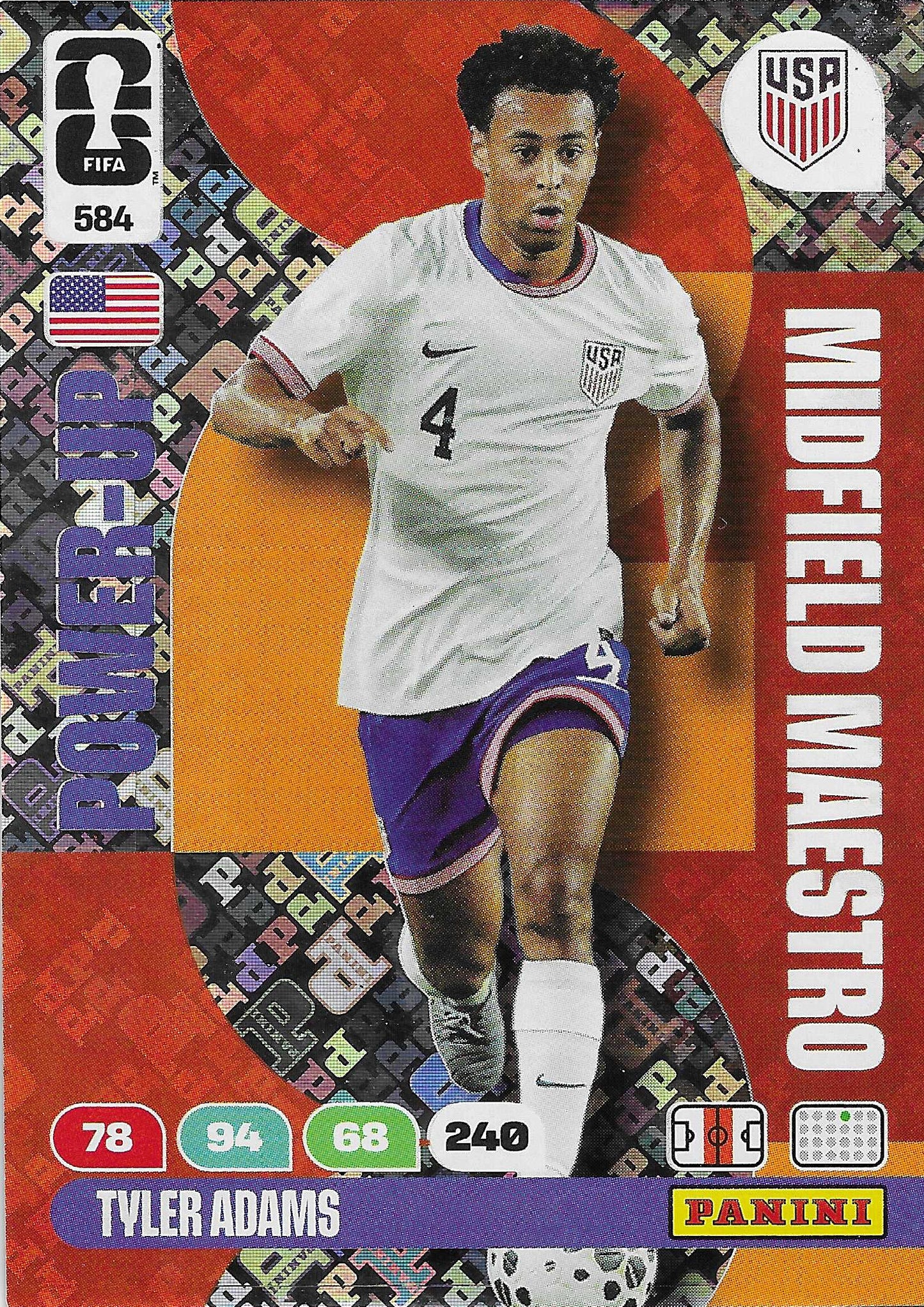 Adams Midfielders Maestros (584)  - Adrenalyn XL World Cup 2026