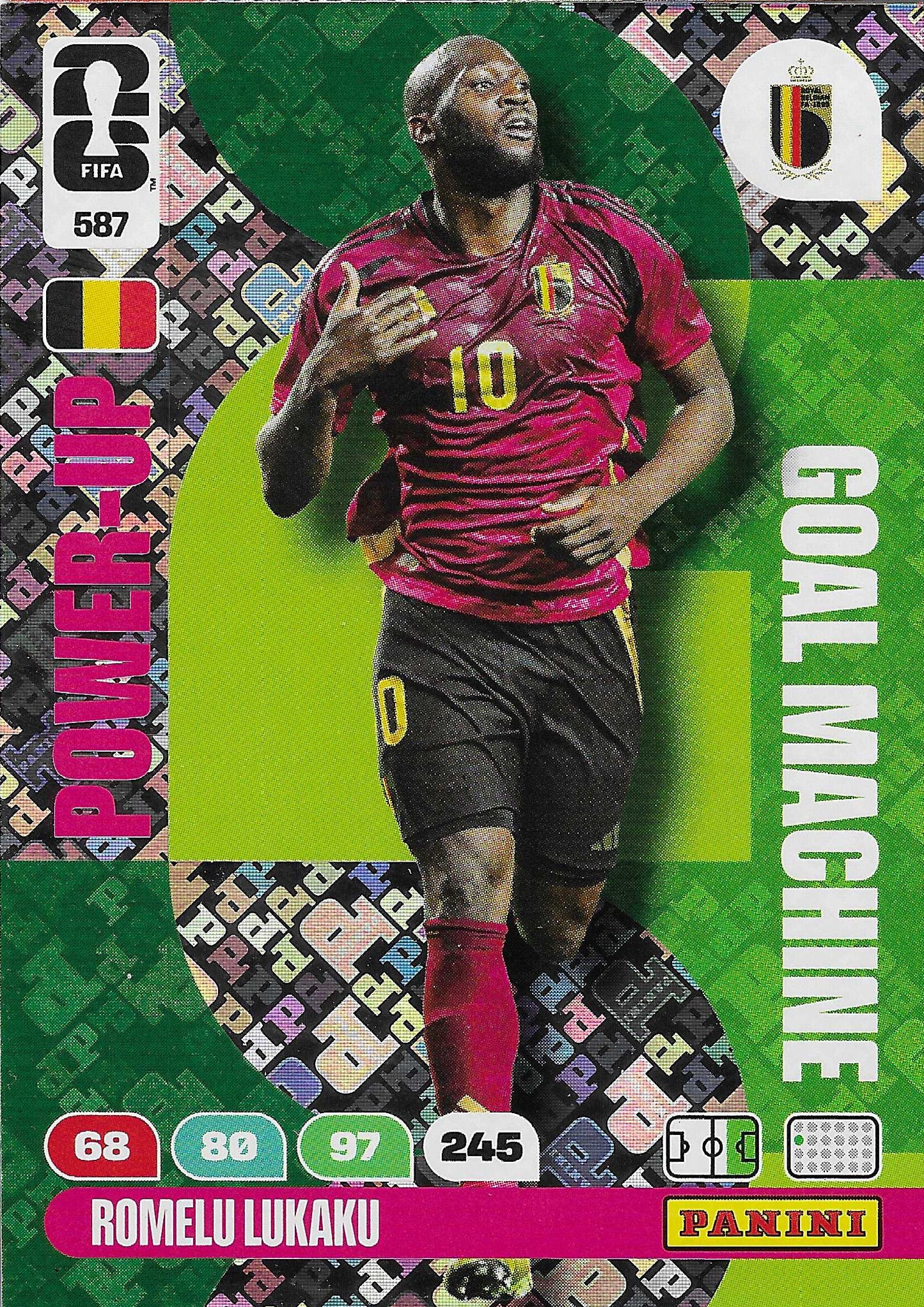 Lukaku Goal Machines (587)  - Adrenalyn XL World Cup 2026