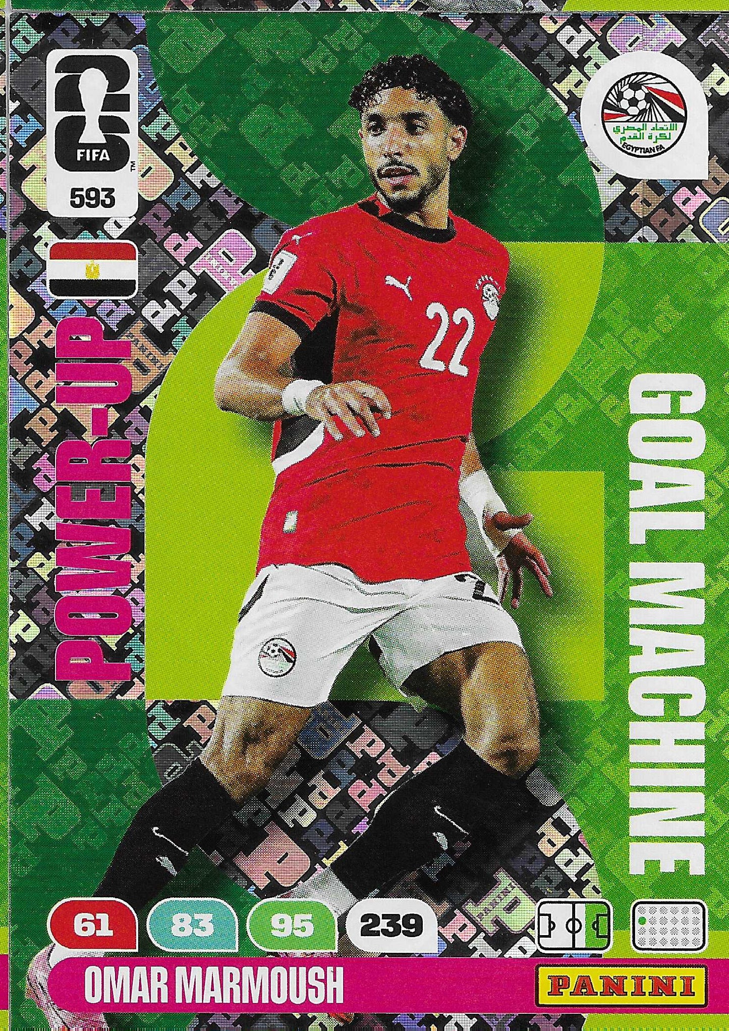 Marmoush Goal Machines (593)  - Adrenalyn XL World Cup 2026
