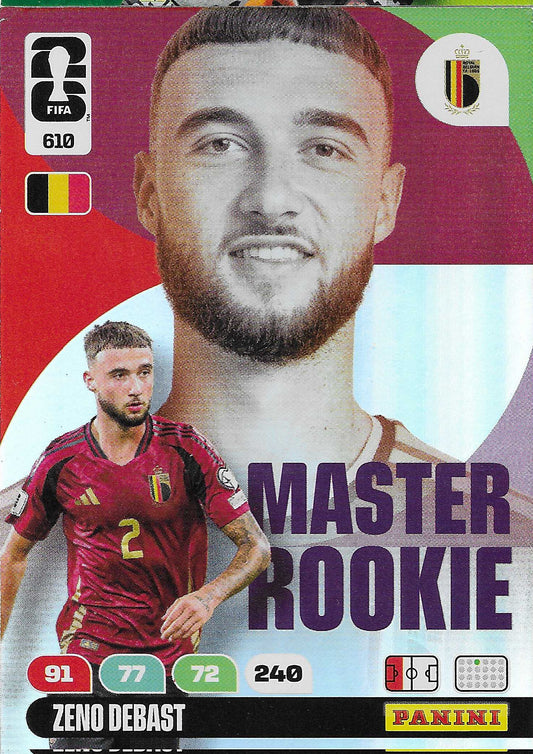 Debast Master Rookie (610)  - Adrenalyn XL World Cup 2026