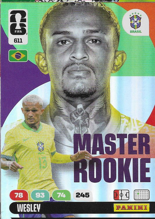 Wesley Master Rookie (611)  - Adrenalyn XL World Cup 2026