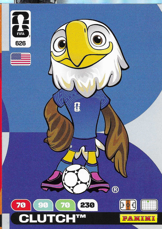 Clutch Official Mascot (626)  - Adrenalyn XL World Cup 2026