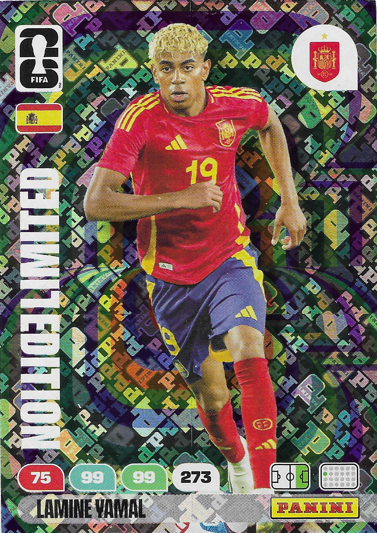 Lamine Yamal Edición Limitada (EL2)  - Adrenalyn XL World Cup 2026