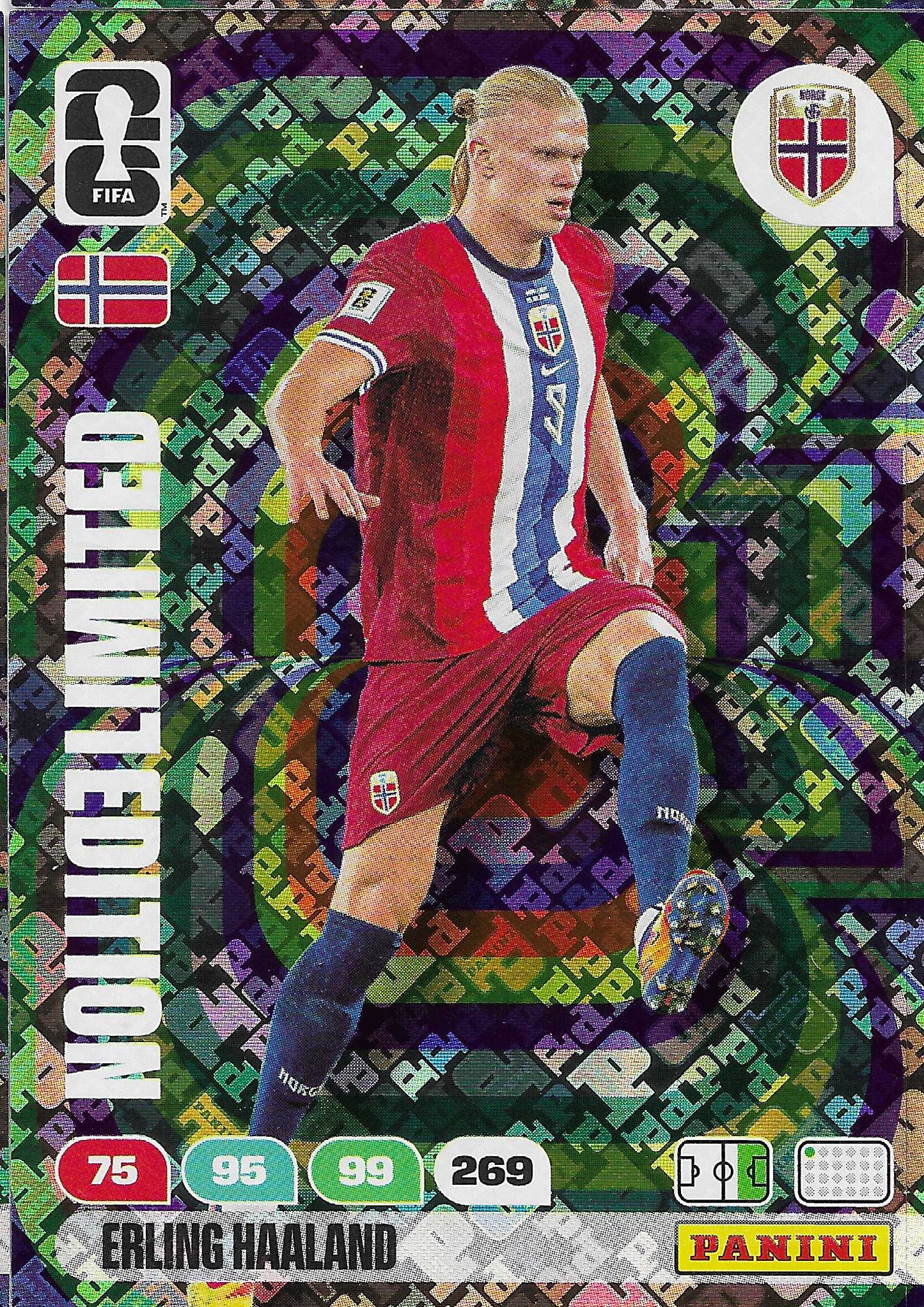 Erling Haaland Edición Limitada (EL5)  - Adrenalyn XL World Cup 2026