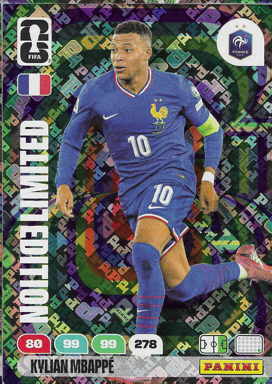 Kylian Mbappé Edición Limitada (EL3)  - Adrenalyn XL World Cup 2026