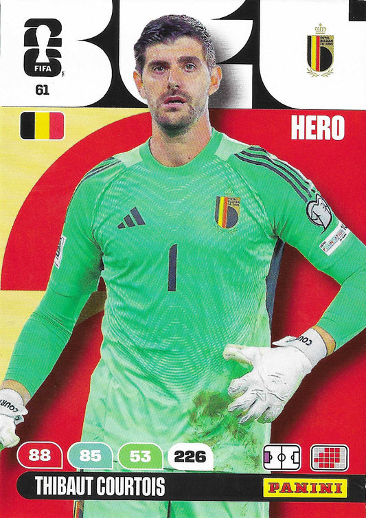 Thibaut Courtois Básica (61)  - Adrenalyn XL World Cup 2026