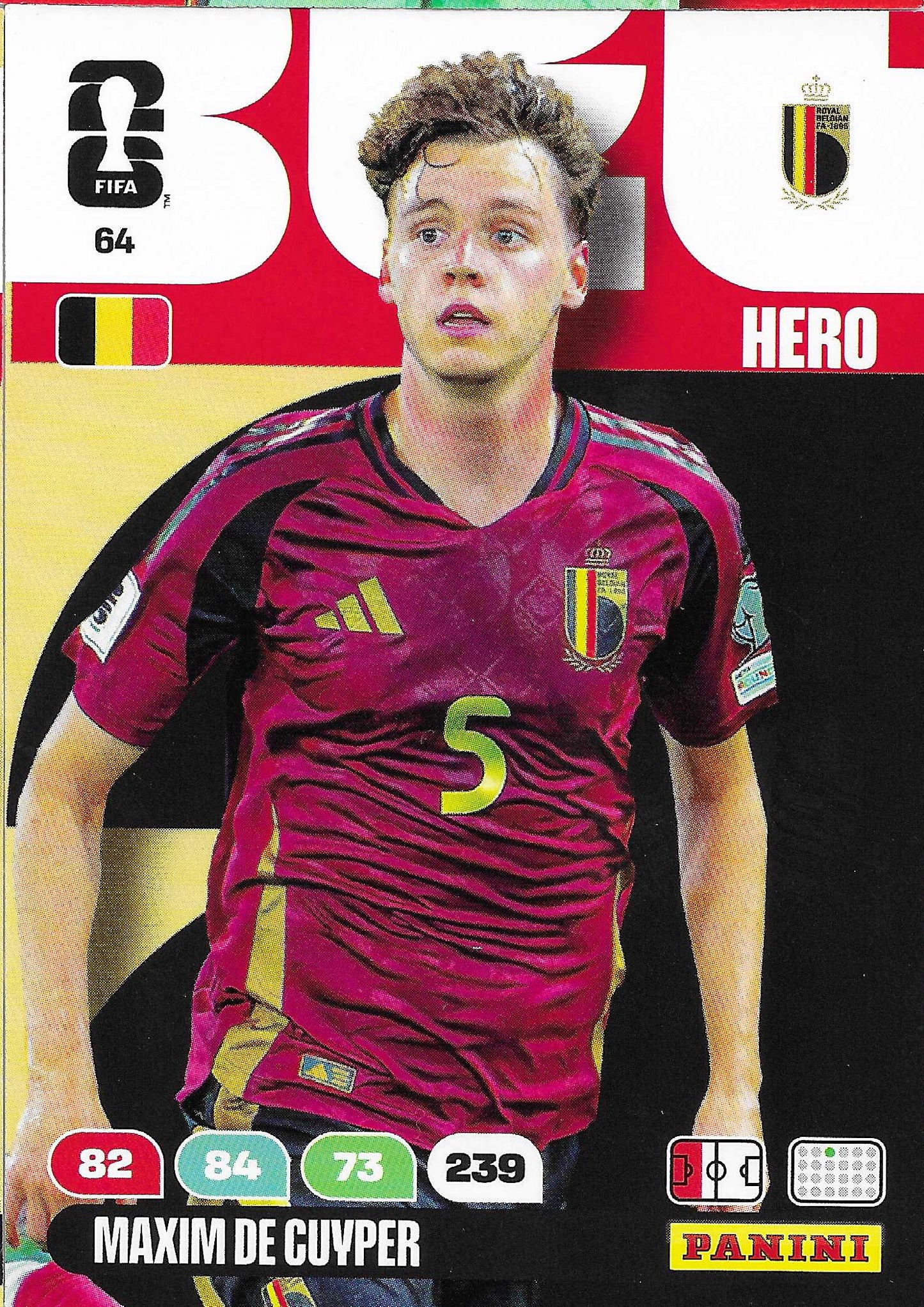 Maxim De Cuyper Básica (64)  - Adrenalyn XL World Cup 2026