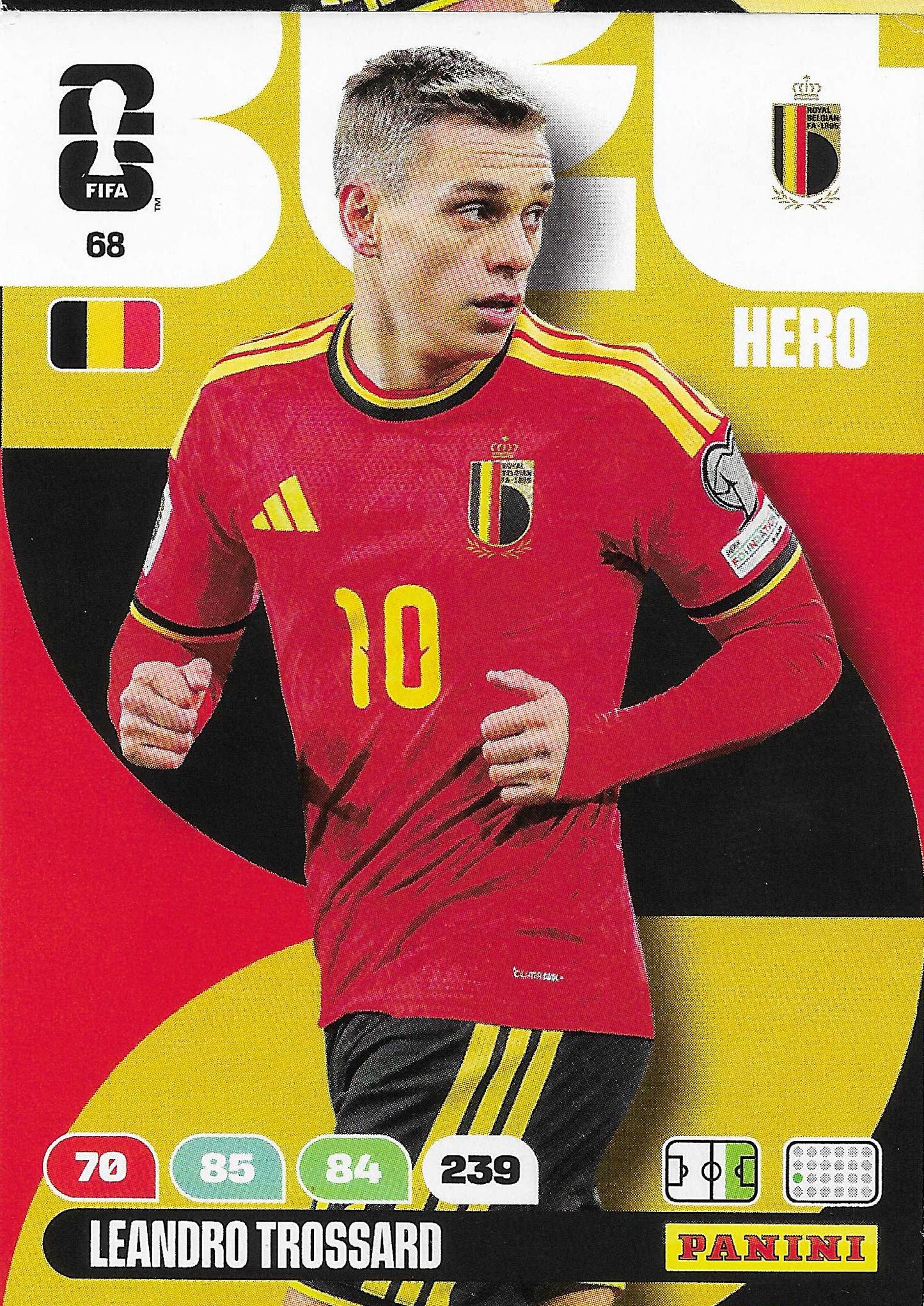 Leandro Trossard Básica (68)  - Adrenalyn XL World Cup 2026