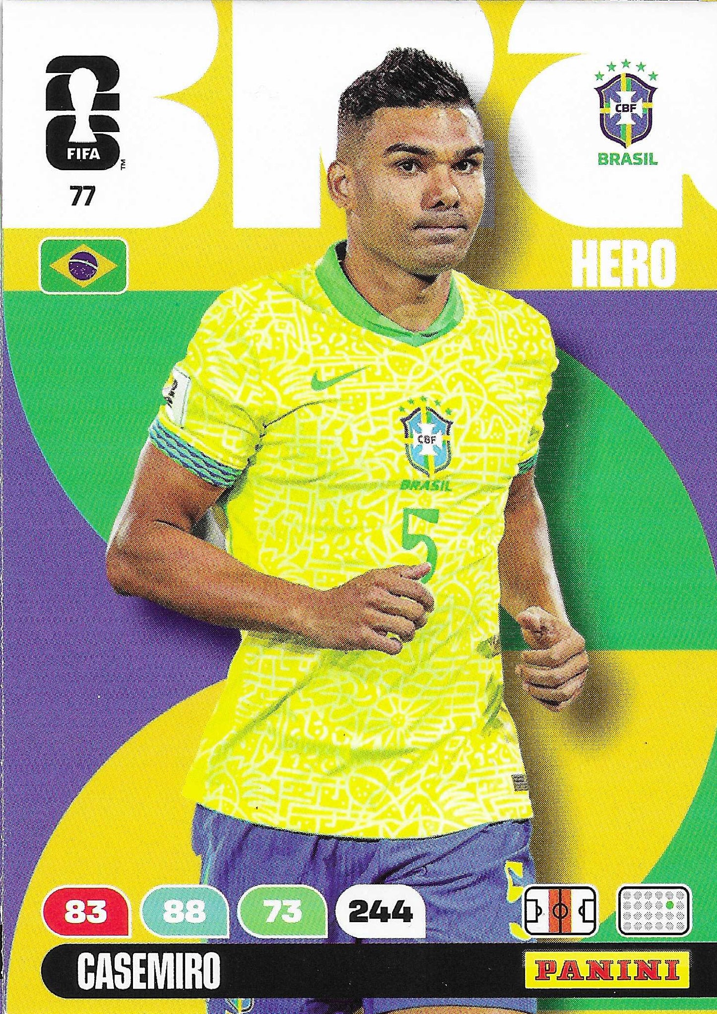 Casemiro Básica (77)  - Adrenalyn XL World Cup 2026