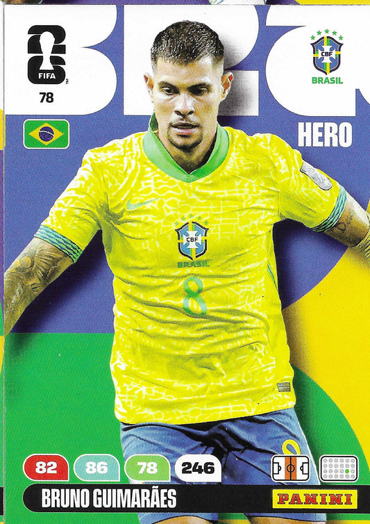 Bruno Guimaraes Básica (78)  - Adrenalyn XL World Cup 2026