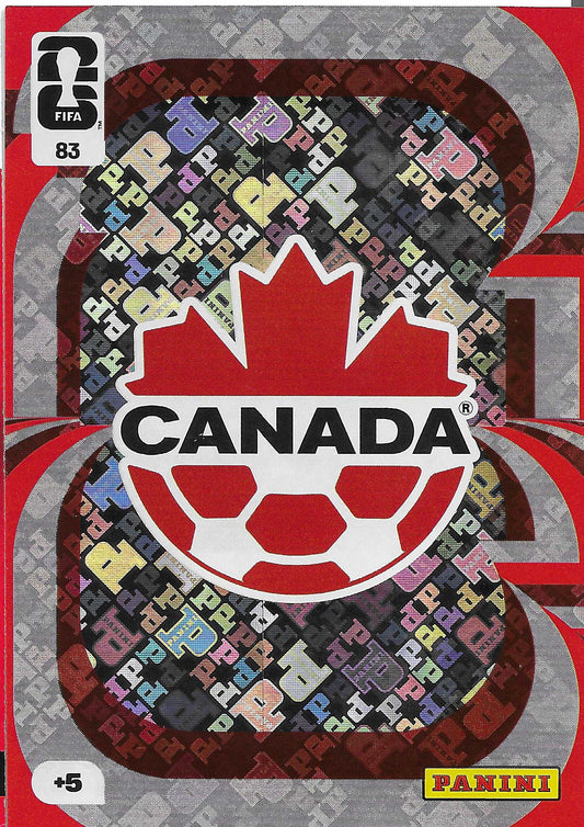 Escudo Canadá (83)  - Adrenalyn XL World Cup 2026