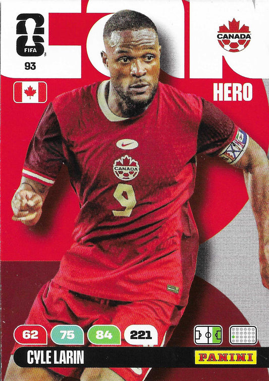 Cyle Larin Básica (93)  - Adrenalyn XL World Cup 2026