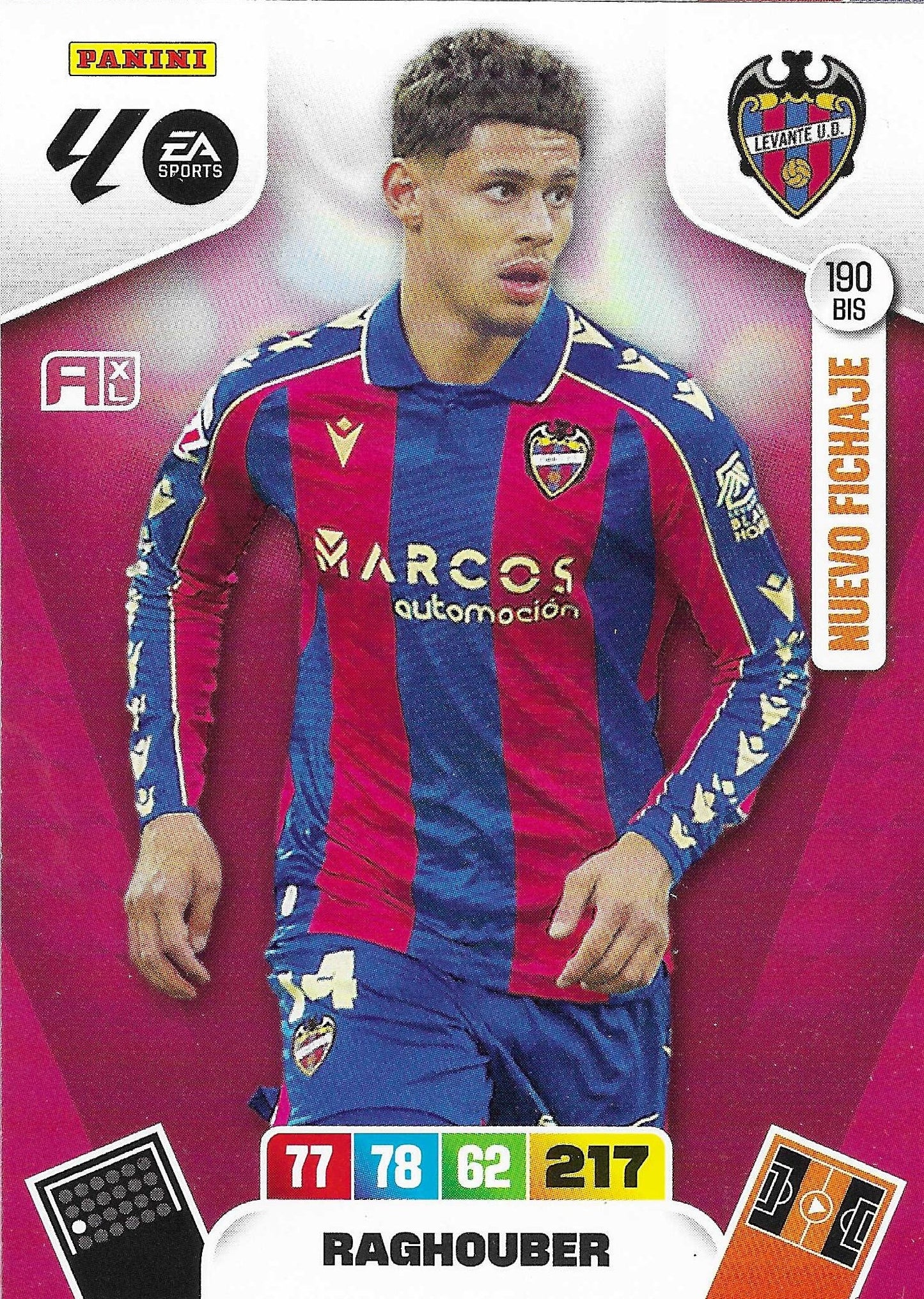 Raghouber Nuevo Fichaje (190BIS)  - Adrenalyn XL LaLiga 2025/2026