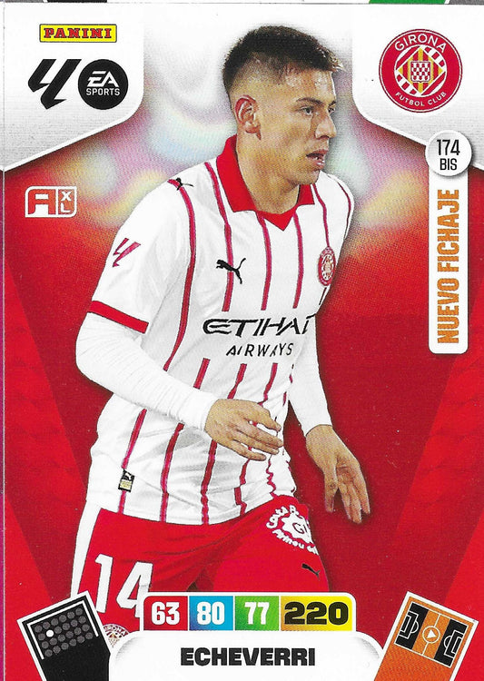 Echeverri Nuevo Fichaje (174BIS)  - Adrenalyn XL LaLiga 2025/2026