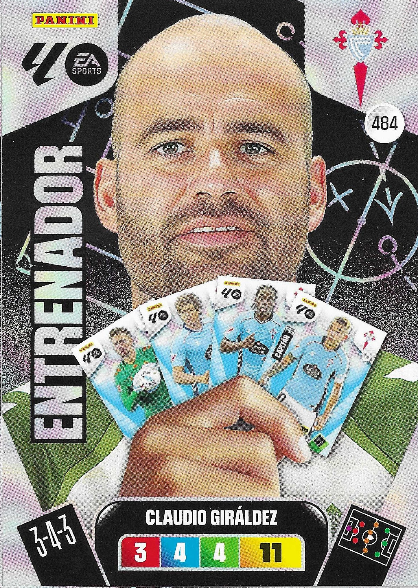 Claudio Giráldez Entrenador (484)  - Adrenalyn XL LaLiga 2025/2026