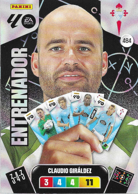 Claudio Giráldez Entrenador (484)  - Adrenalyn XL LaLiga 2025/2026