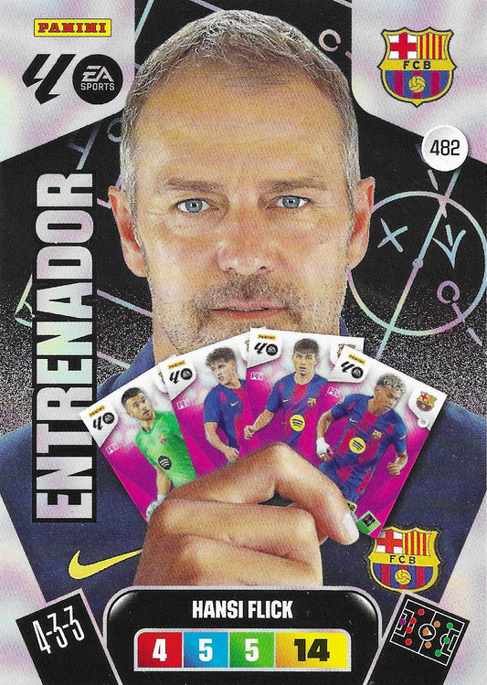 Hansi Flick Entrenador (482)  - Adrenalyn XL LaLiga 2025/2026