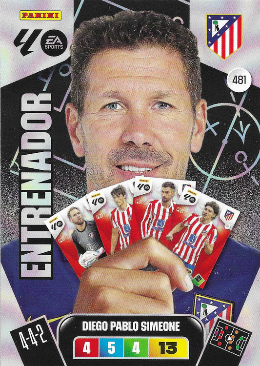 Diego Pablo Simeone Entrenador (481)  - Adrenalyn XL LaLiga 2025/2026