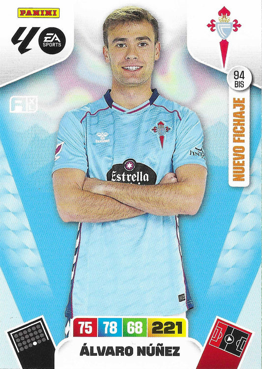 Álvaro Núñez Nuevo Fichaje (94BIS)  - Adrenalyn XL LaLiga 2025/2026