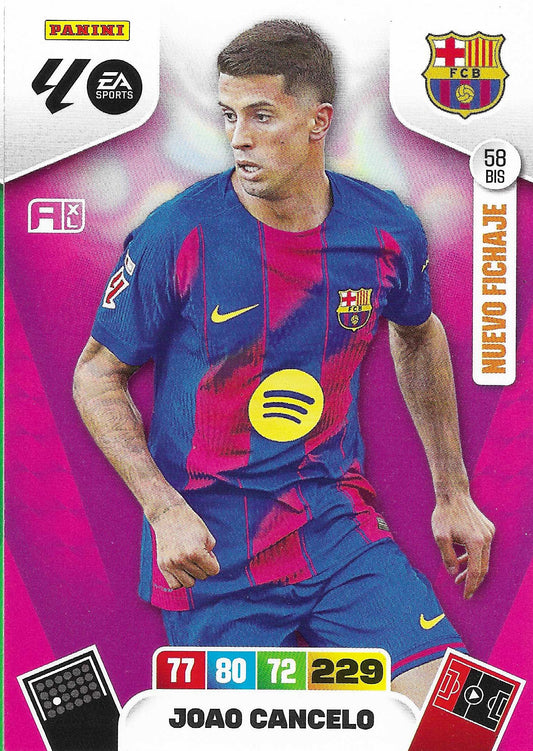 Joao Cancelo Nuevo Fichaje (58BIS)  - Adrenalyn XL LaLiga 2025/2026