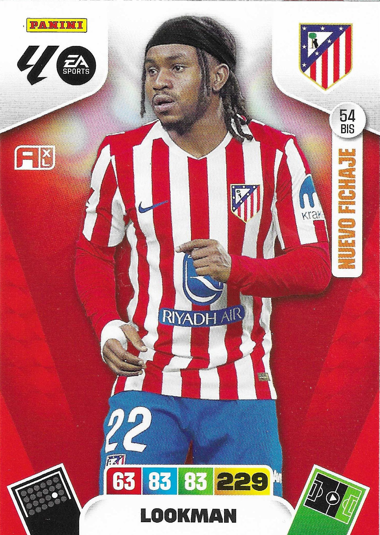 Lookman Nuevo Fichaje (54BIS)  - Adrenalyn XL LaLiga 2025/2026